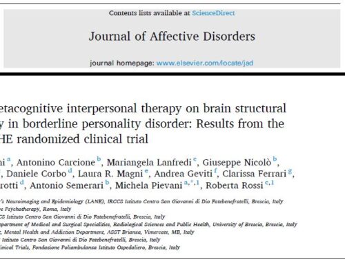 Effect of metacognitive interpersonal therapy on brain structural connectivity in borderline personality disorder: Results from the CLIMAMITHE randomized clinical trial